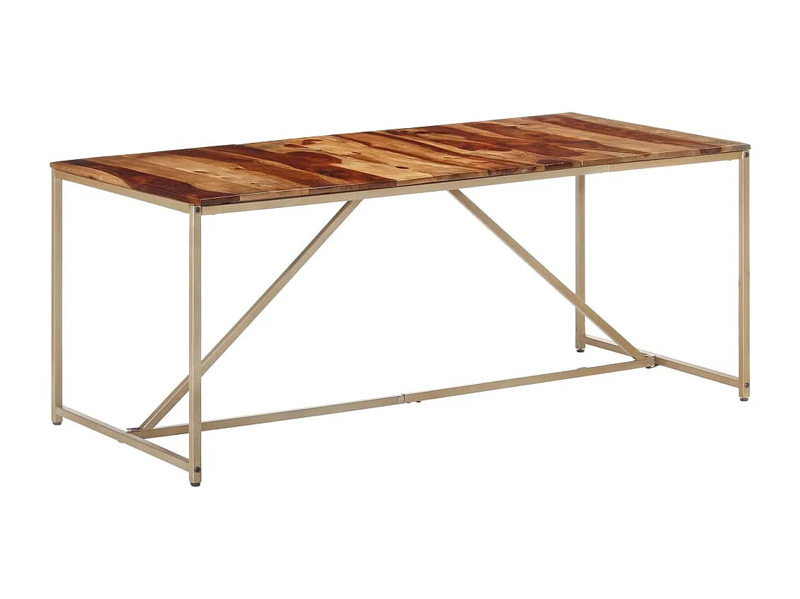 Eettafel 180x90x76 cm massief hout