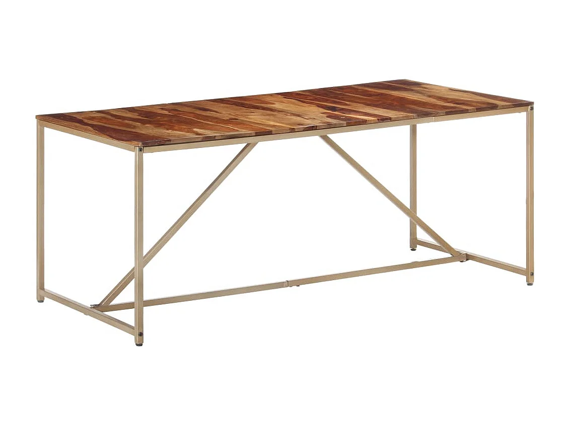 Eettafel 180x90x76 cm massief hout