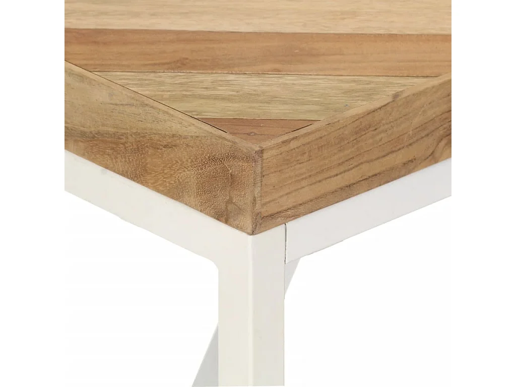 Mesa de comedor madera maciza de acacia y mango 120x60x76 cm