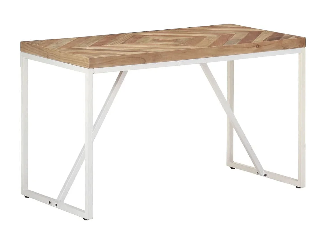 Table à manger 120x60x76 cm Bois massif d'acacia et de manguier