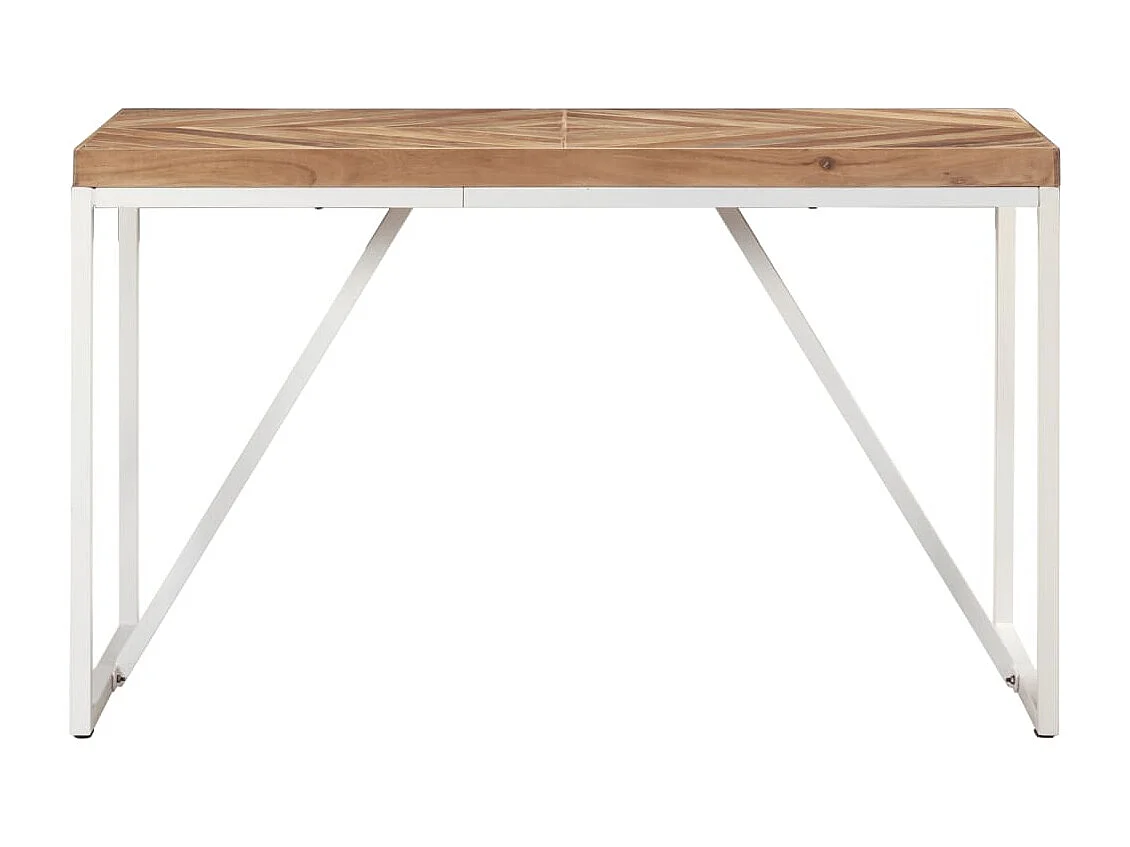 Table à manger 120x60x76 cm Bois massif d'acacia et de manguier