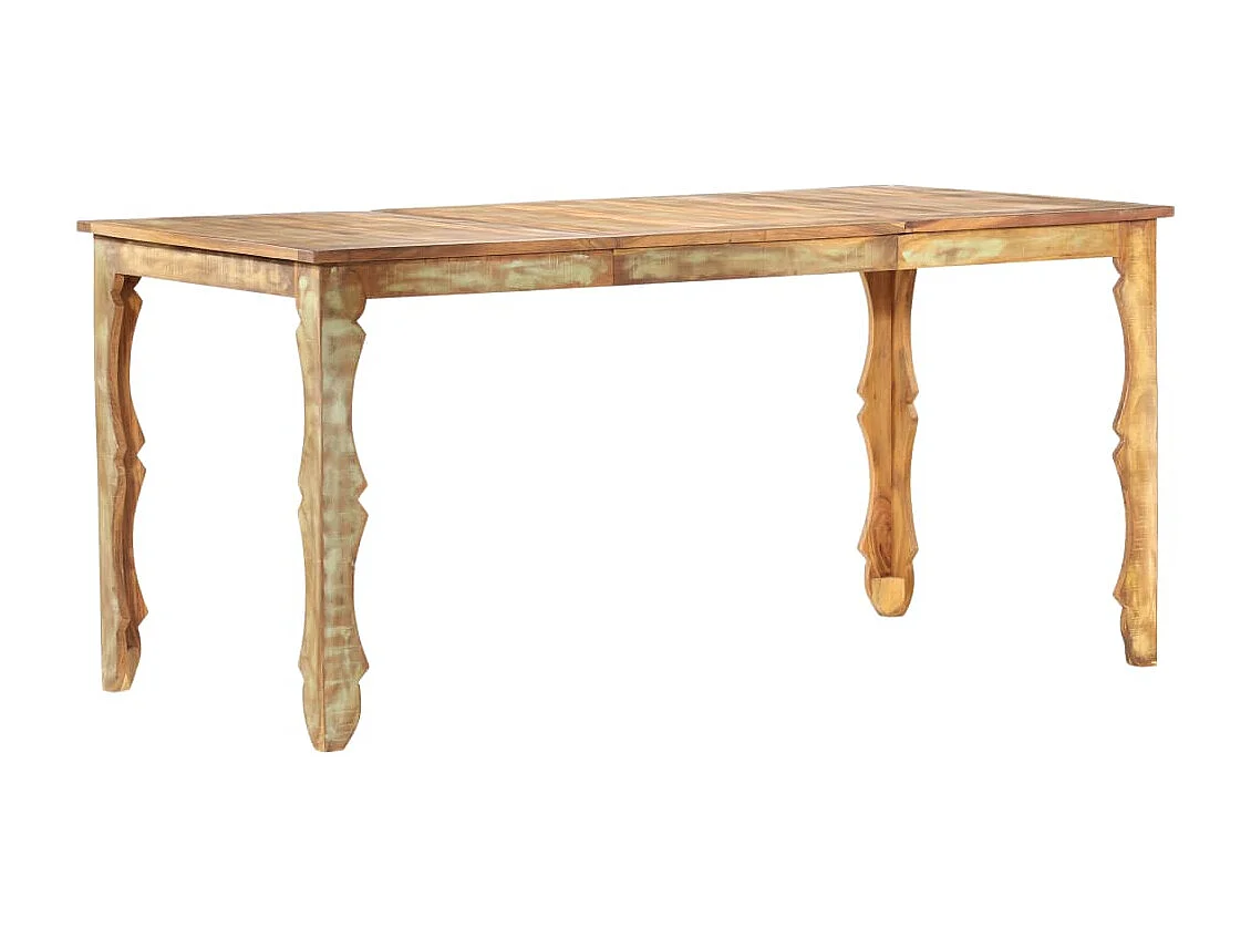 Tavolo da Pranzo 160x80x76 cm in Legno Massello di Recupero