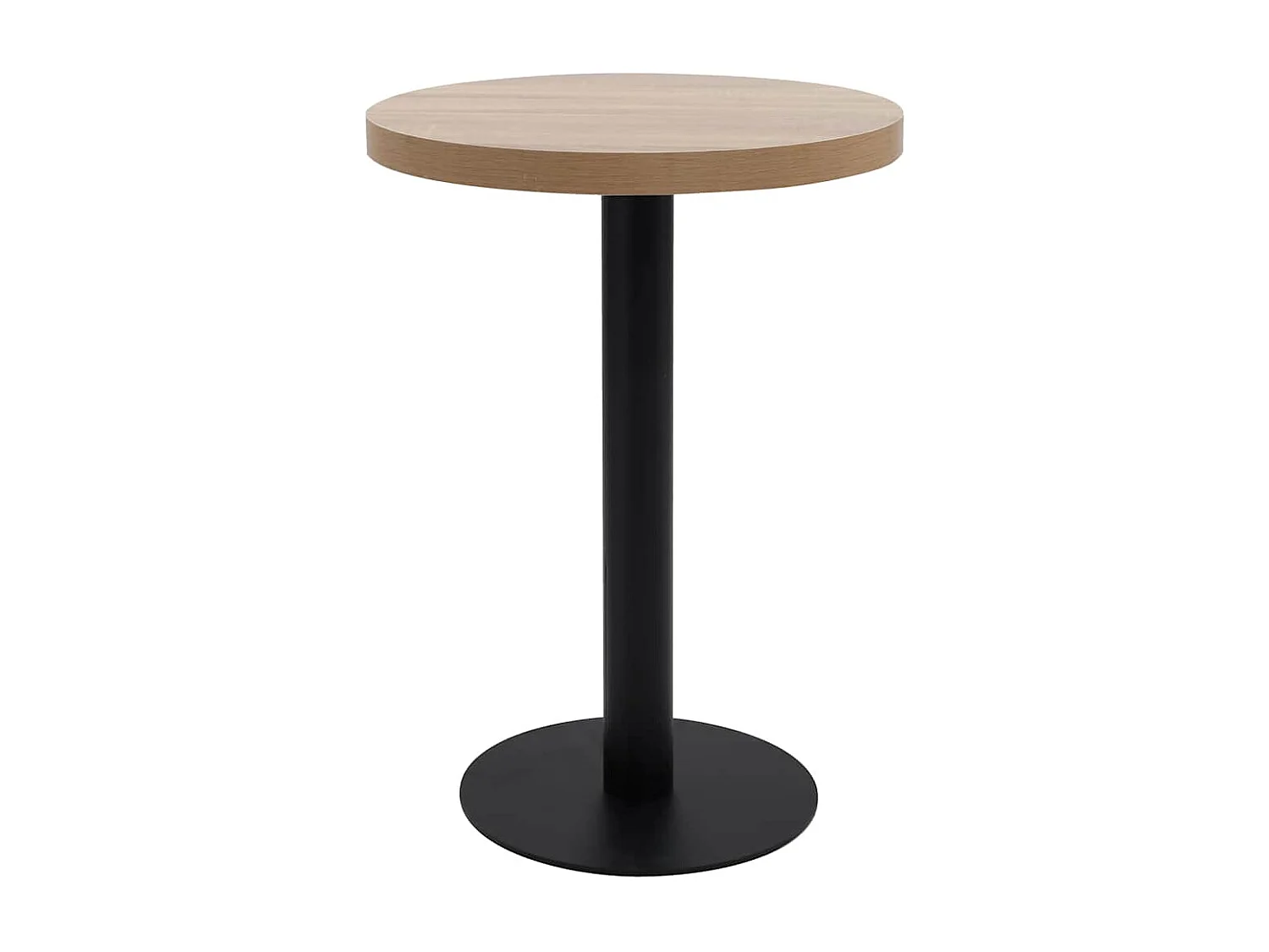 Tavolo da Bistrot Marrone Chiaro 60 cm in MDF