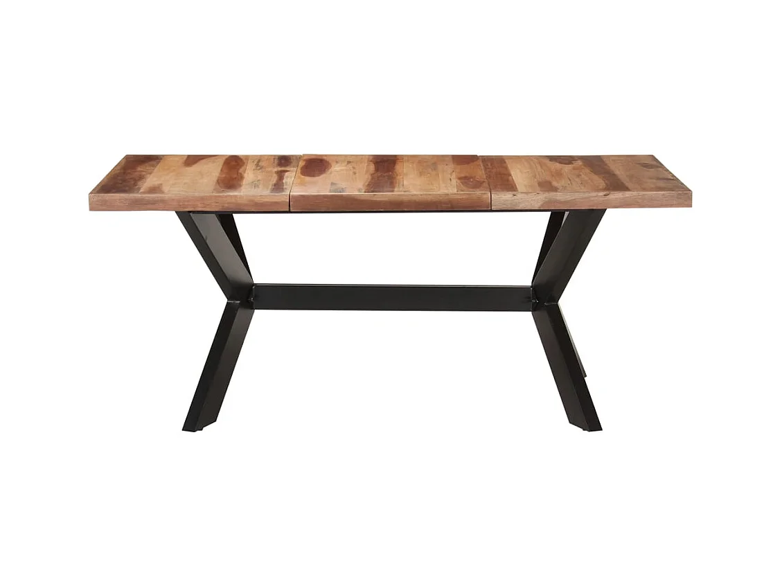 Table de salle à manger 180x90x75 cm Bois avec finition miel