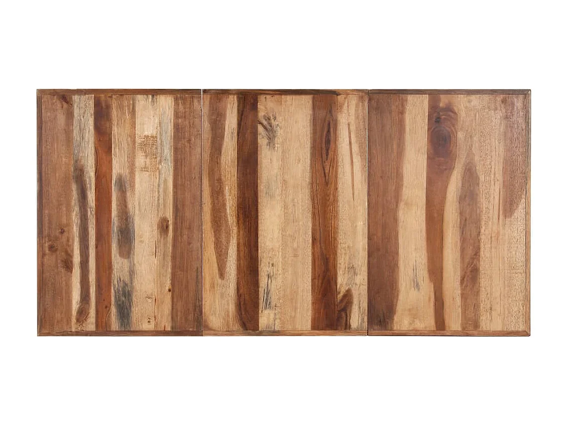 Mesa de comedor de madera acacia acabado miel 180x90x75 cm