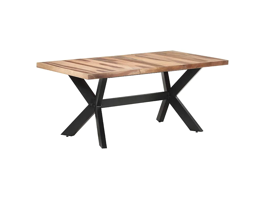 Table de salle à manger 180x90x75 cm Bois avec finition miel
