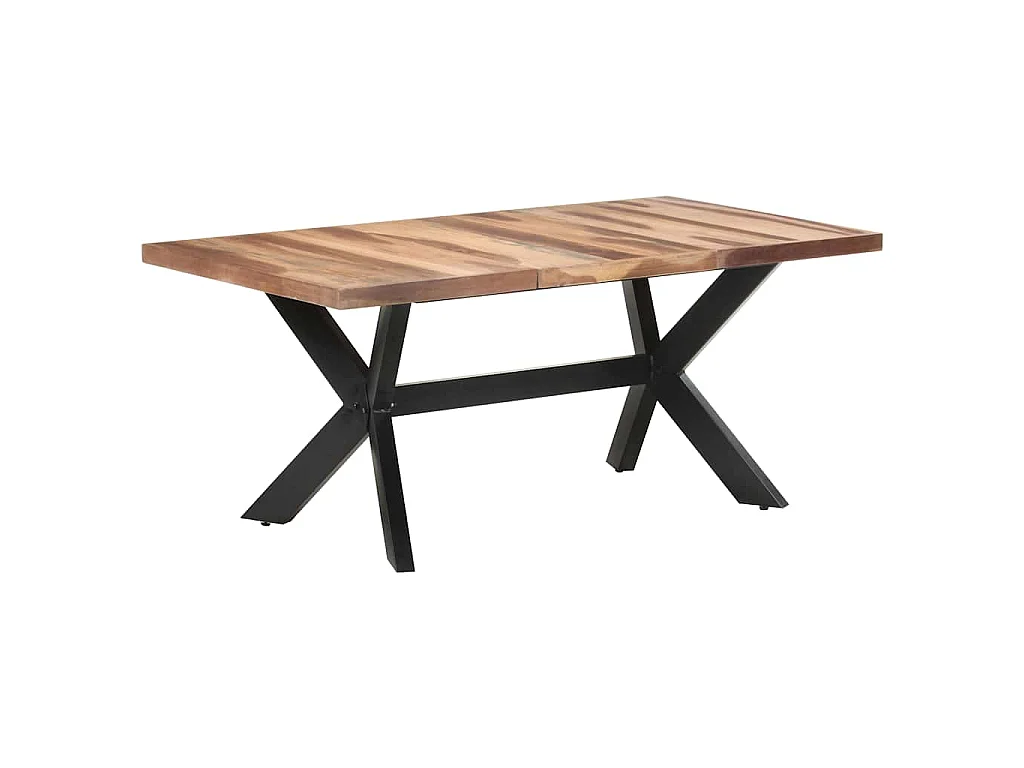 Table de salle à manger 180x90x75 cm Bois avec finition miel