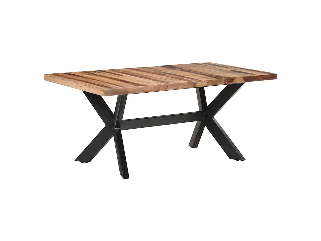 Table de salle à manger 180x90x75 cm Bois avec finition miel