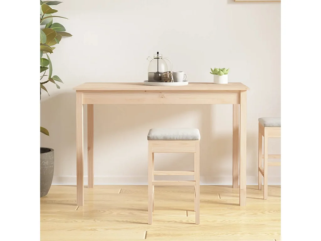 Table à manger 110x55x75 cm Bois massif de pin