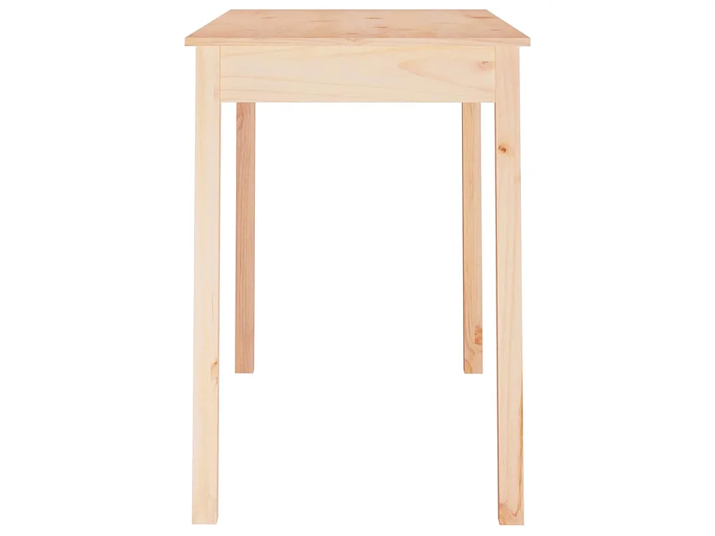 Table à manger 110x55x75 cm Bois massif de pin