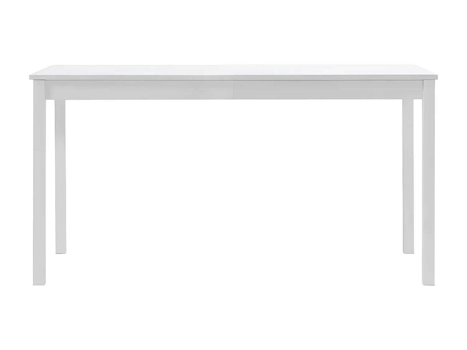 Table à manger Blanc 140x70x73 cm Pin