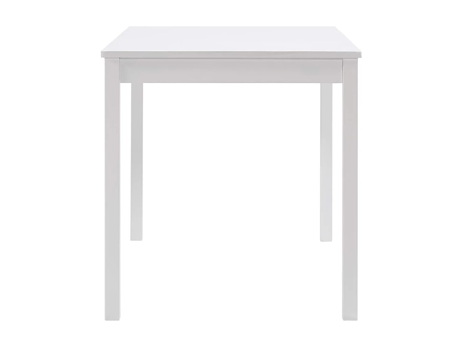 Table à manger Blanc 140x70x73 cm Pin