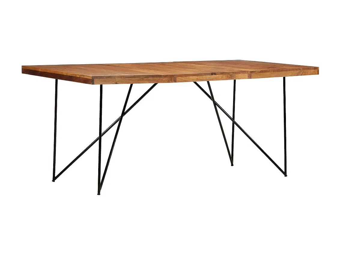 Eettafel 180x90x76 cm massief acaciahout