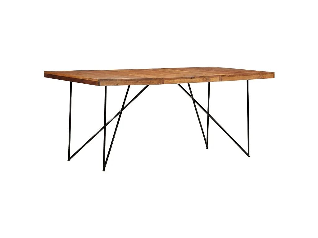 Table à manger 180x90x76 cm Bois d'acacia massif