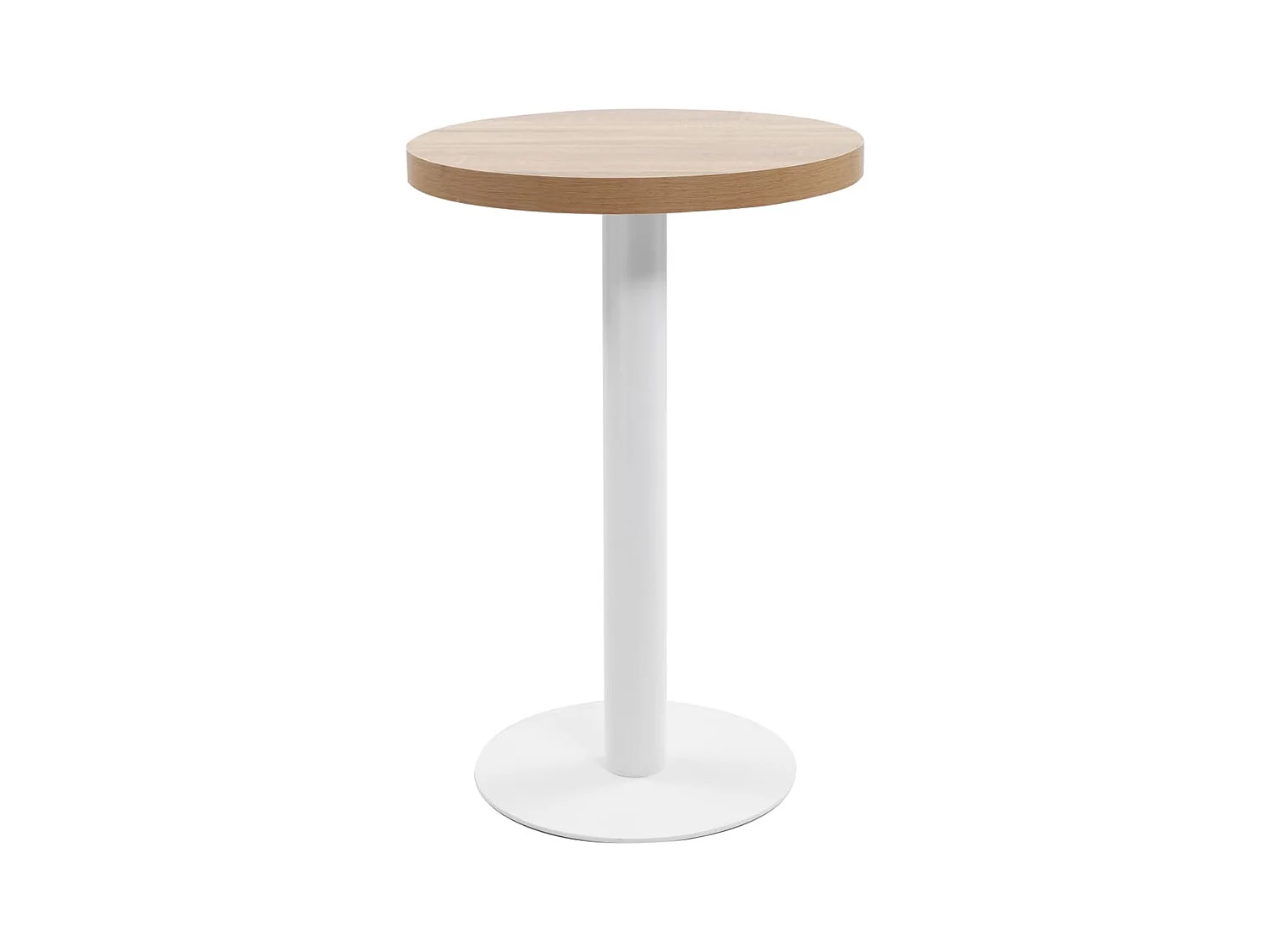 Bistrotisch Hellbraun 50 cm MDF