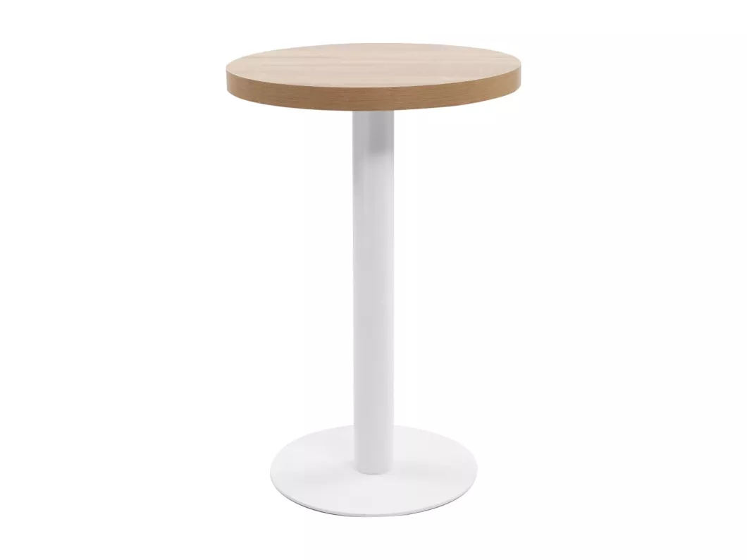 Kauf Unique Bistrotisch Hellbraun 50 cm MDF