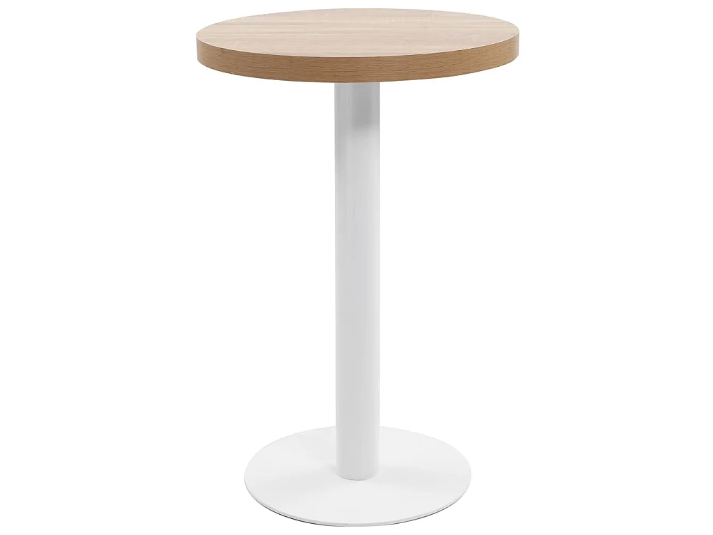 Bistrotisch Hellbraun 50 cm MDF