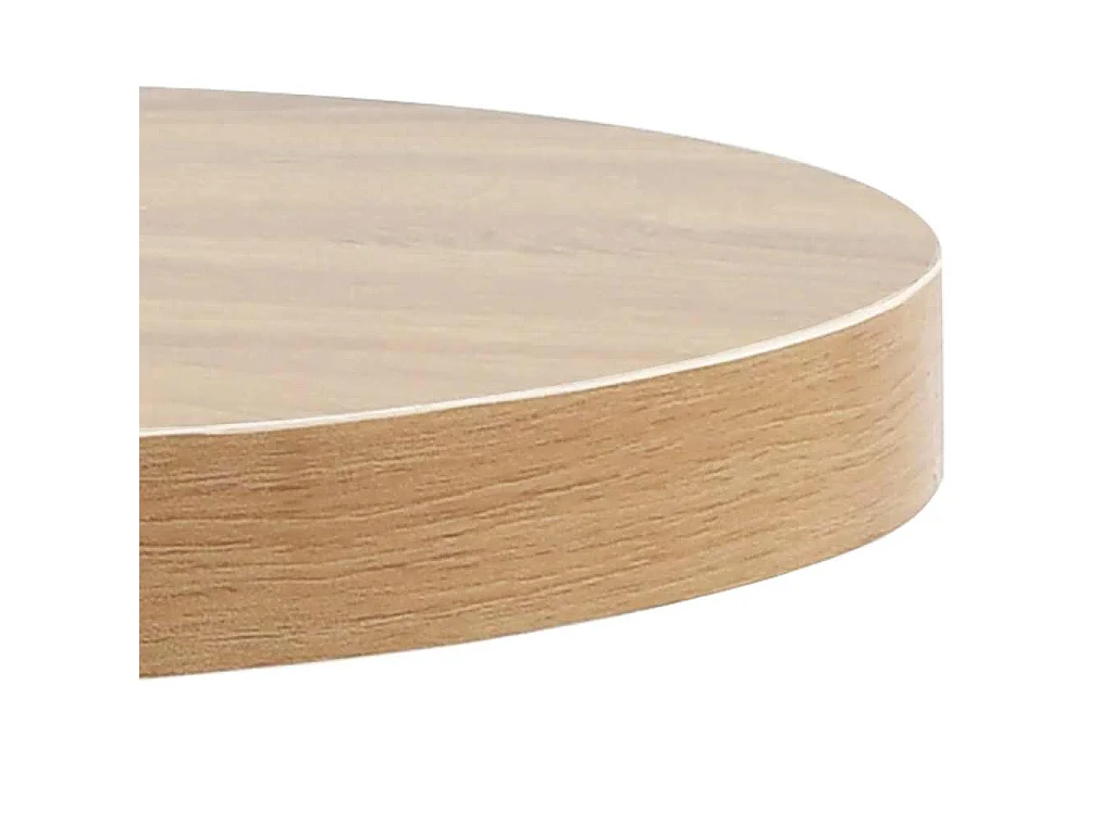 Bistrotafel 50 cm MDF lichtbruin