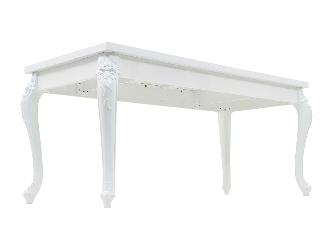Table à manger 179x89x81 cm Blanc brillant