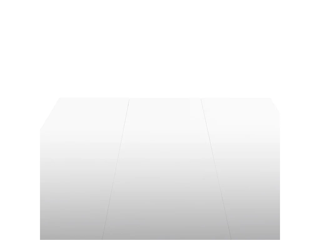 Table à manger 179x89x81 cm Blanc brillant
