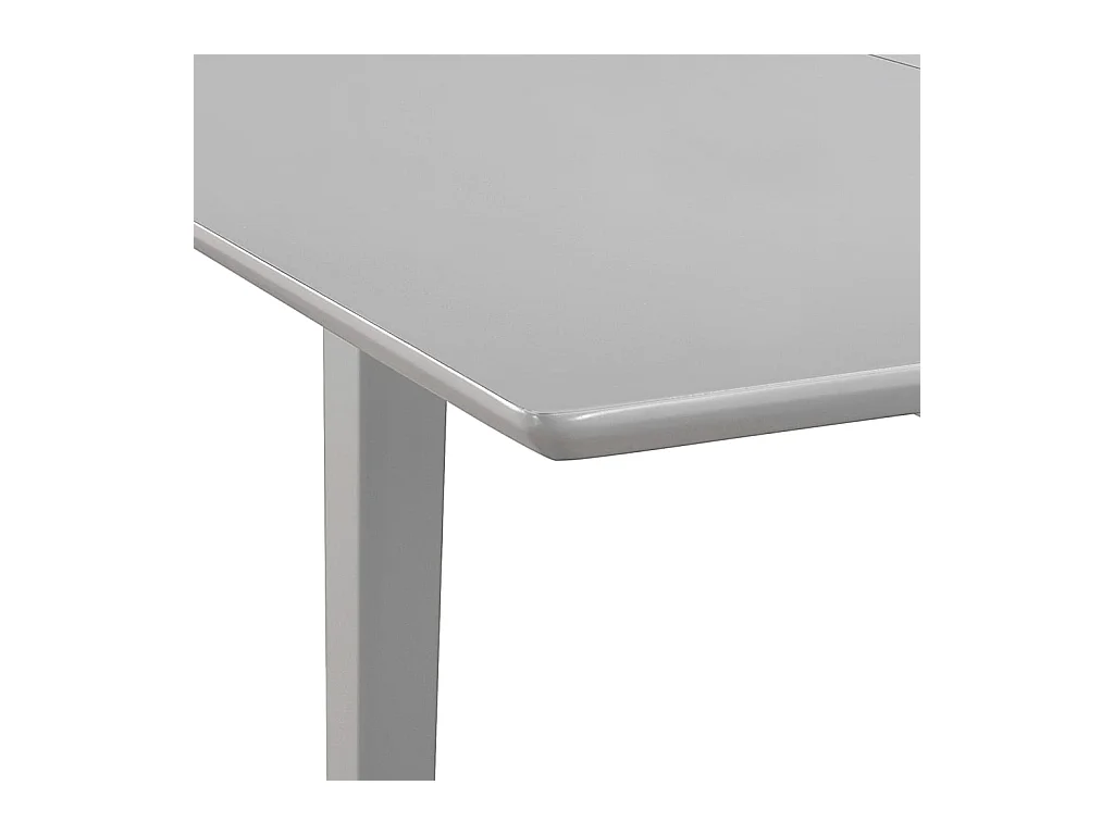 Eettafel verlengbaar (80-120)x80x74 cm MDF grijs