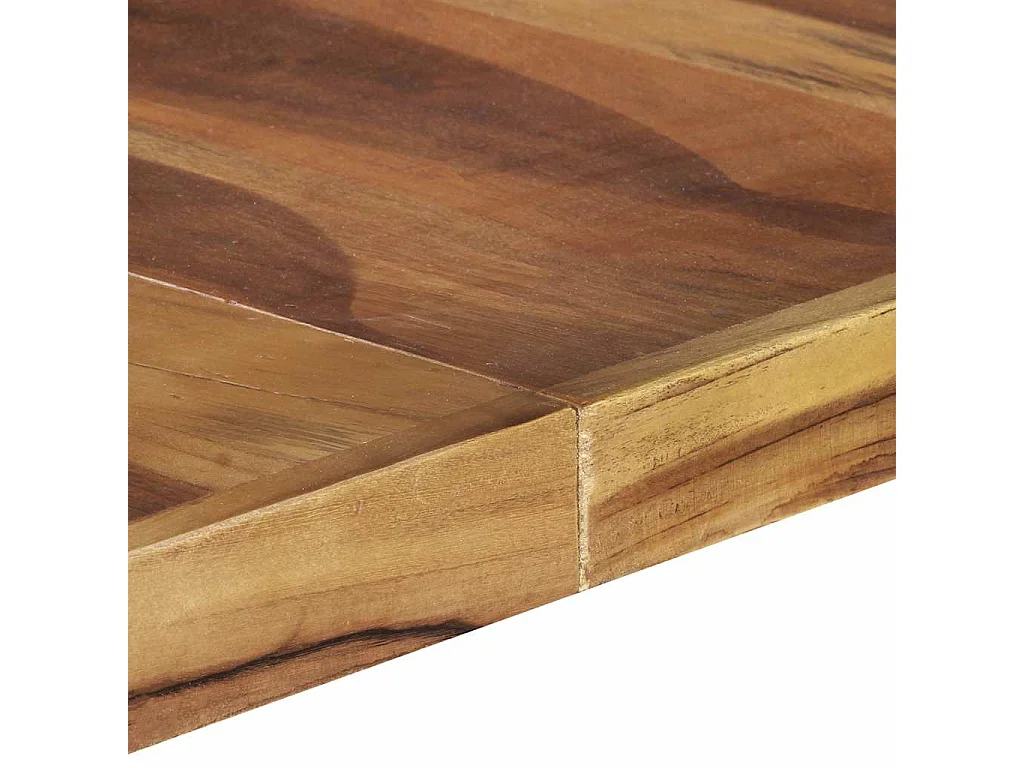 Eettafel 140x140x75 cm massief hout