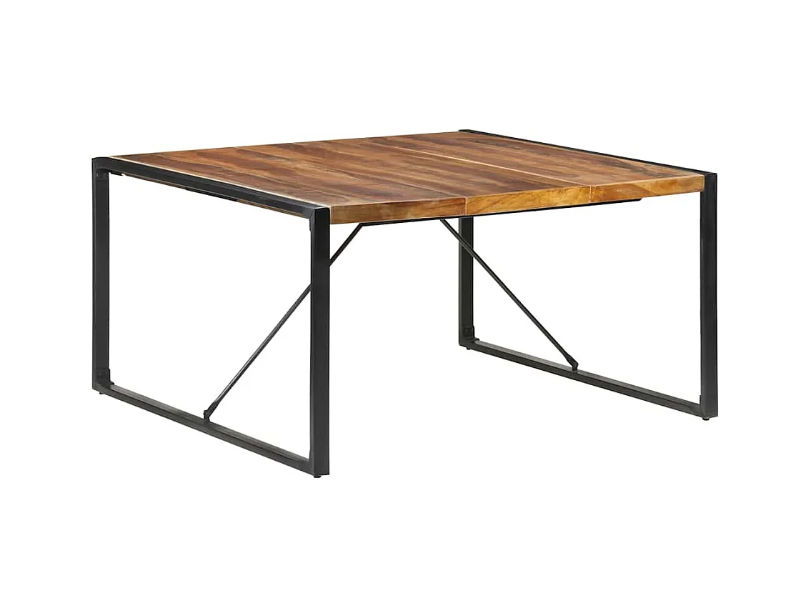 Table à manger 140x140x75 cm bois massif