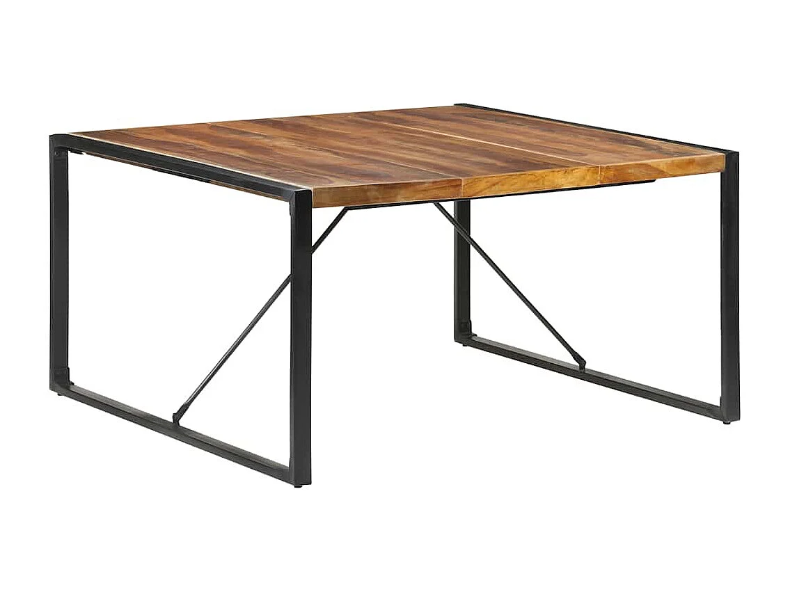 Table à manger 140x140x75 cm bois massif