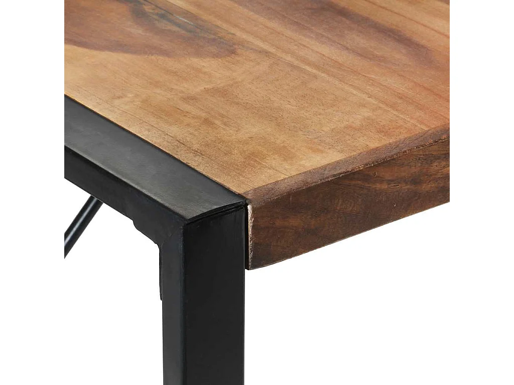Table à manger 140x140x75 cm bois massif