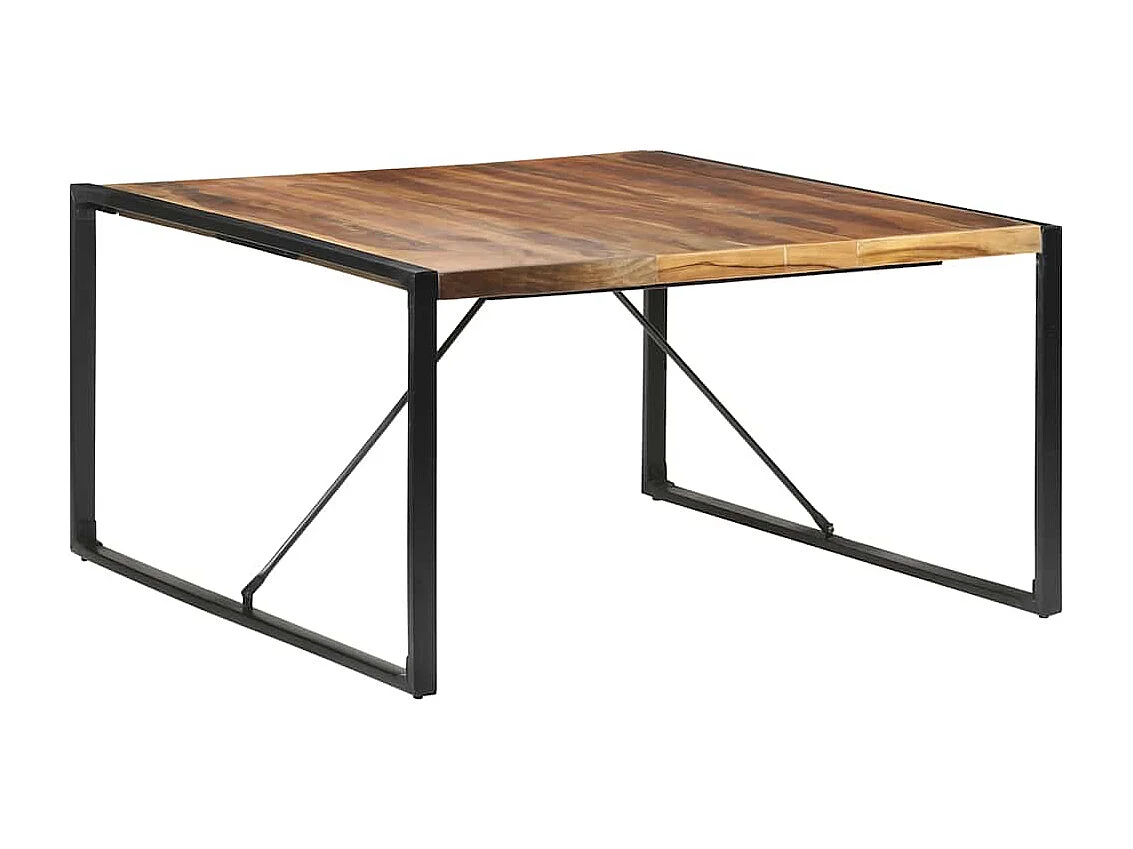 Table à manger 140x140x75 cm bois massif