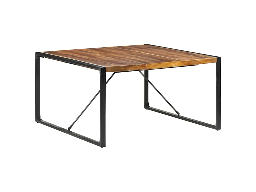 Table à manger 140x140x75 cm bois massif
