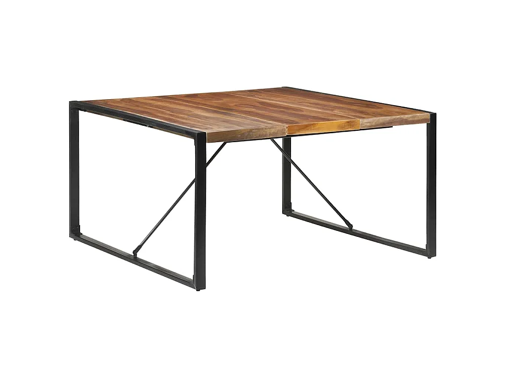 Table à manger 140x140x75 cm bois massif