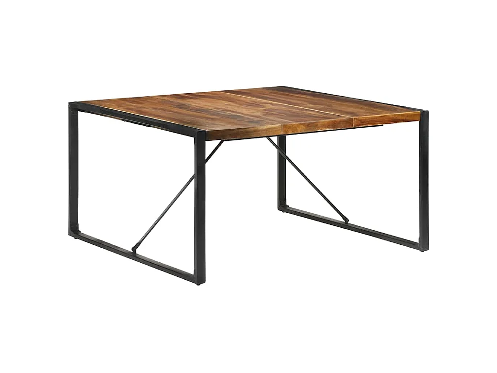 Table à manger 140x140x75 cm bois massif