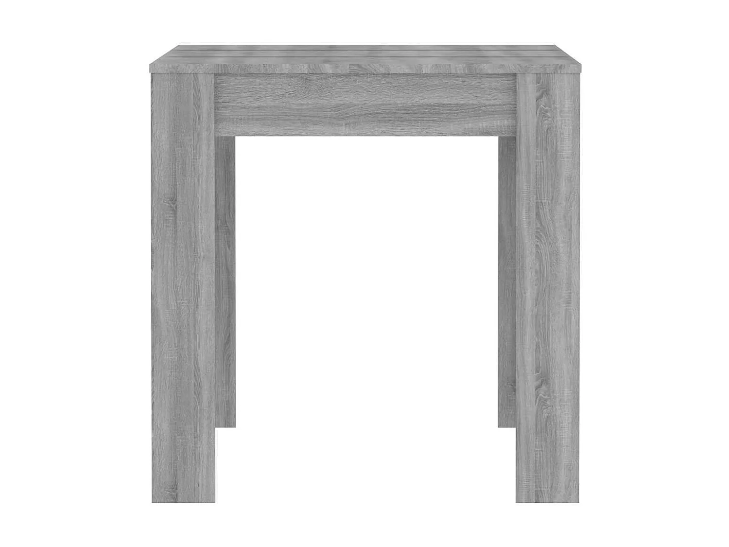 Mesa de jantar 140x74,5x76 cm derivados madeira cinzento sonoma