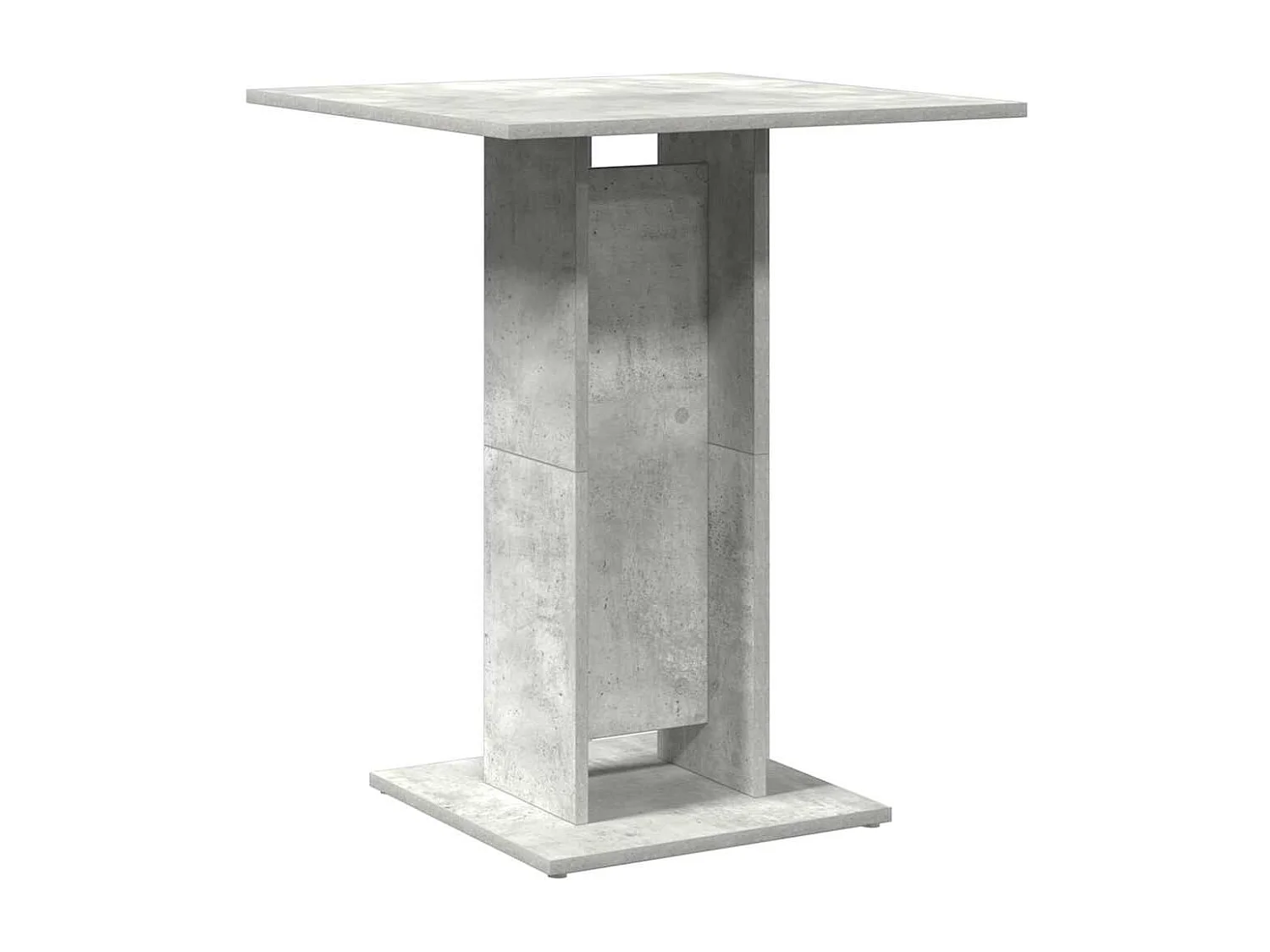 Bistrotisch Betongrau 60x60x75 cm Holzwerkstoff