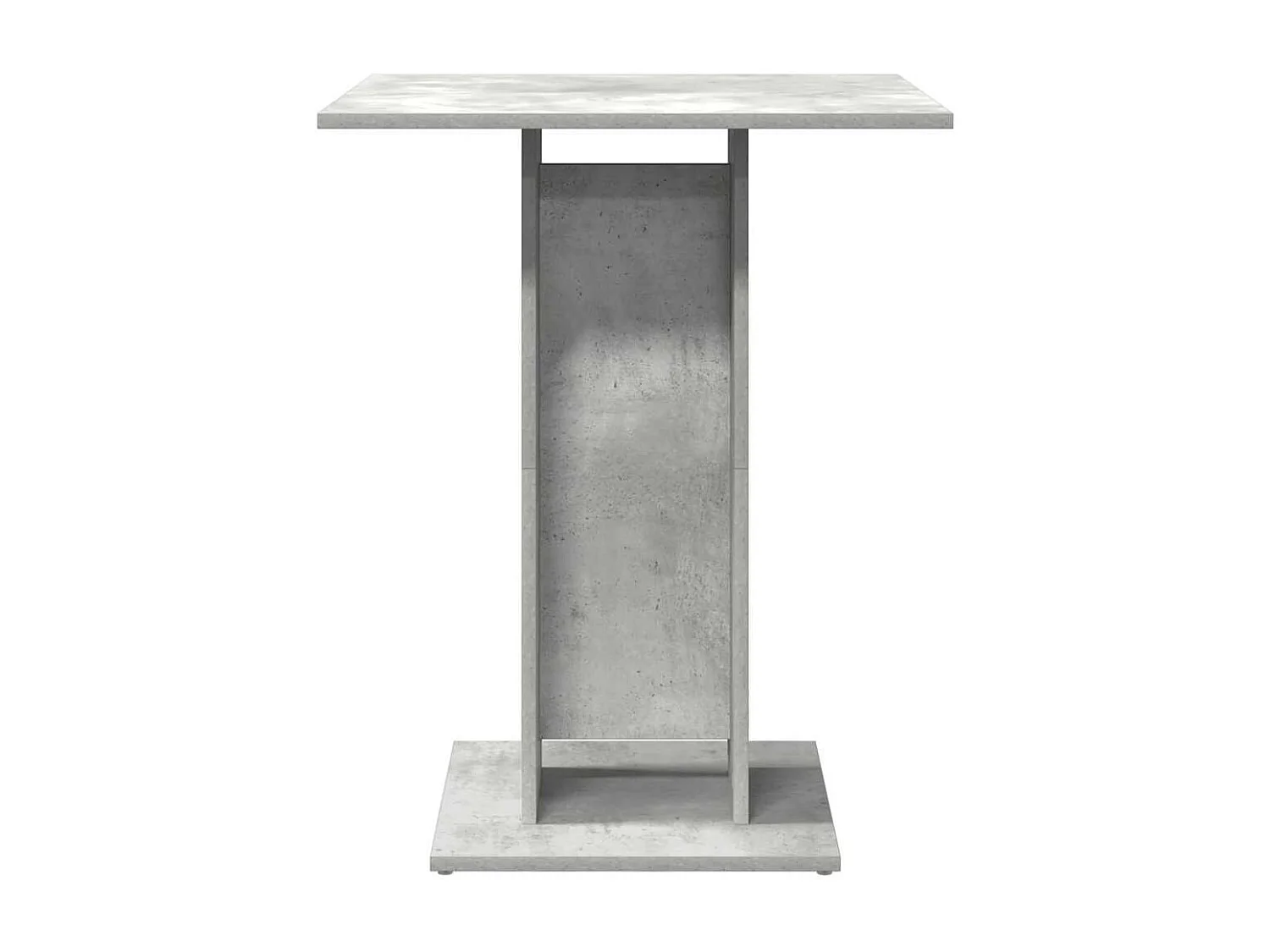 Bistrotisch Betongrau 60x60x75 cm Holzwerkstoff