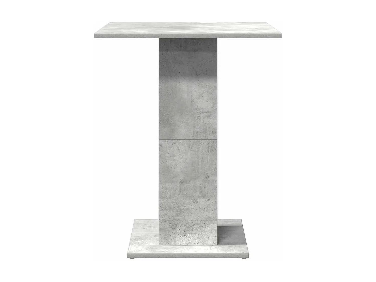 Bistrotisch Betongrau 60x60x75 cm Holzwerkstoff
