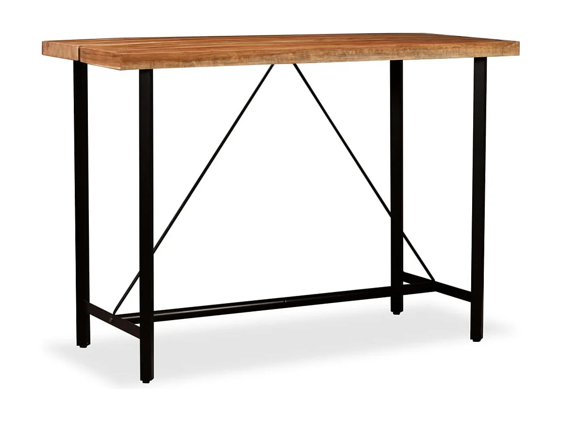 Table de bar Bois massif d'Acacia 150x70x107 cm