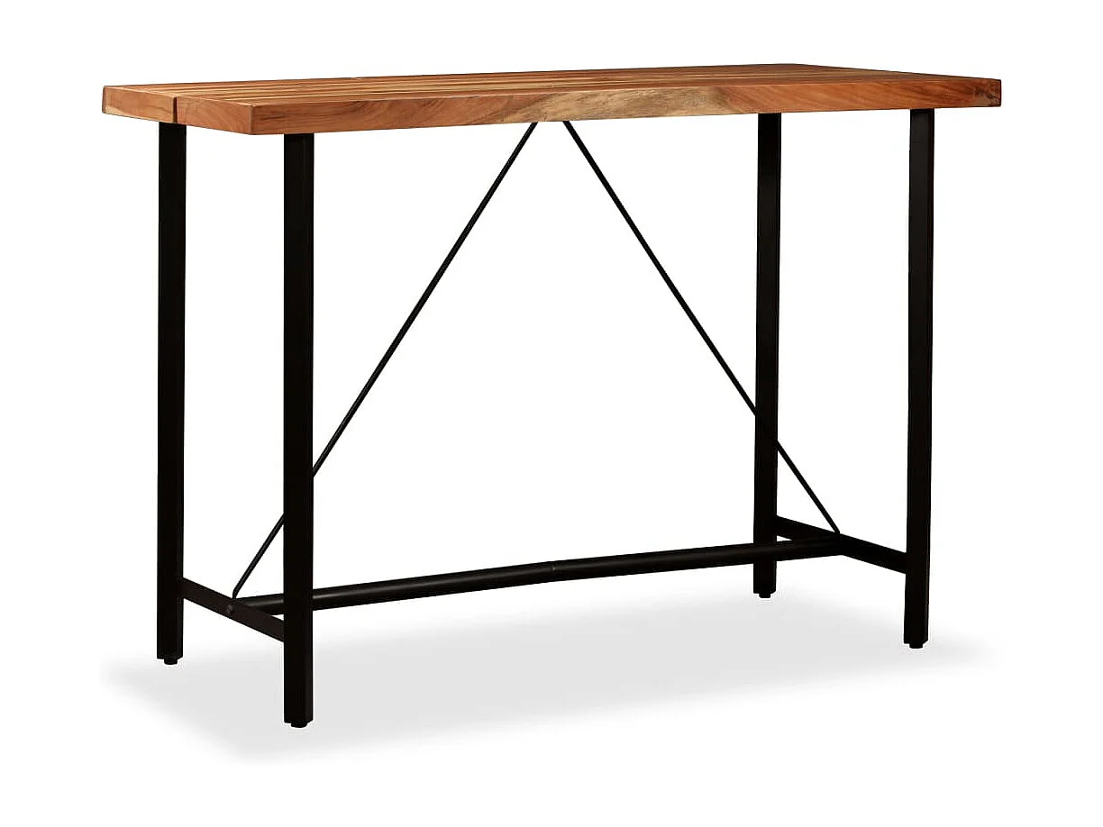 Table de bar Bois massif d'Acacia 150x70x107 cm