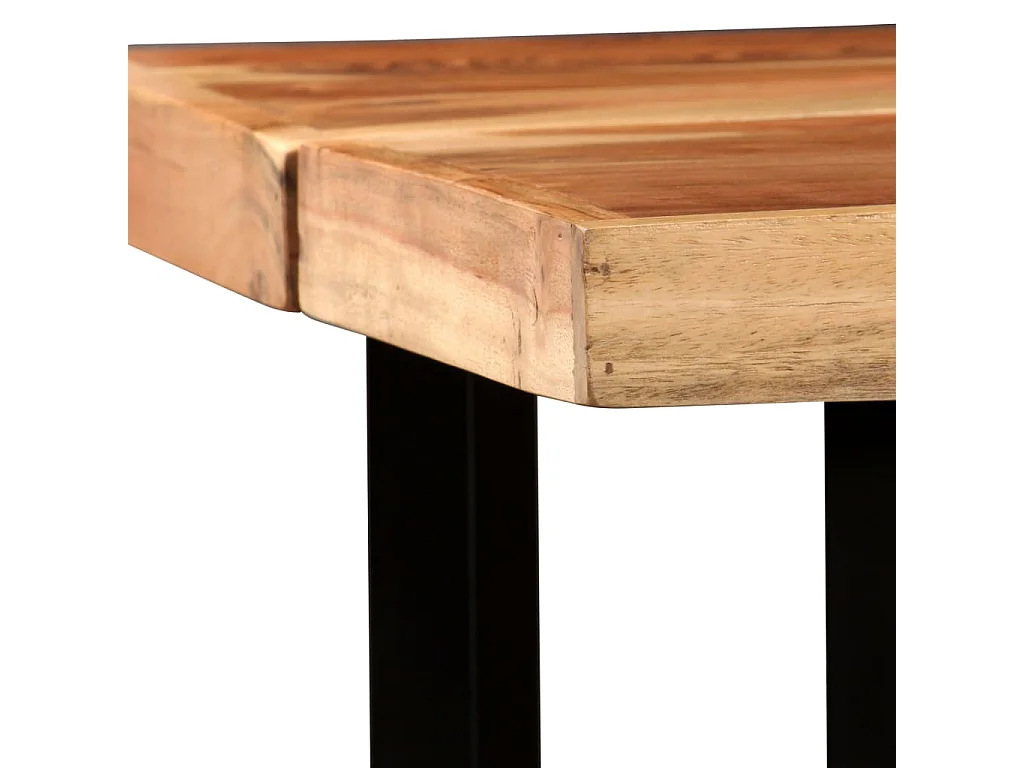 Table de bar Bois massif d'Acacia 150x70x107 cm