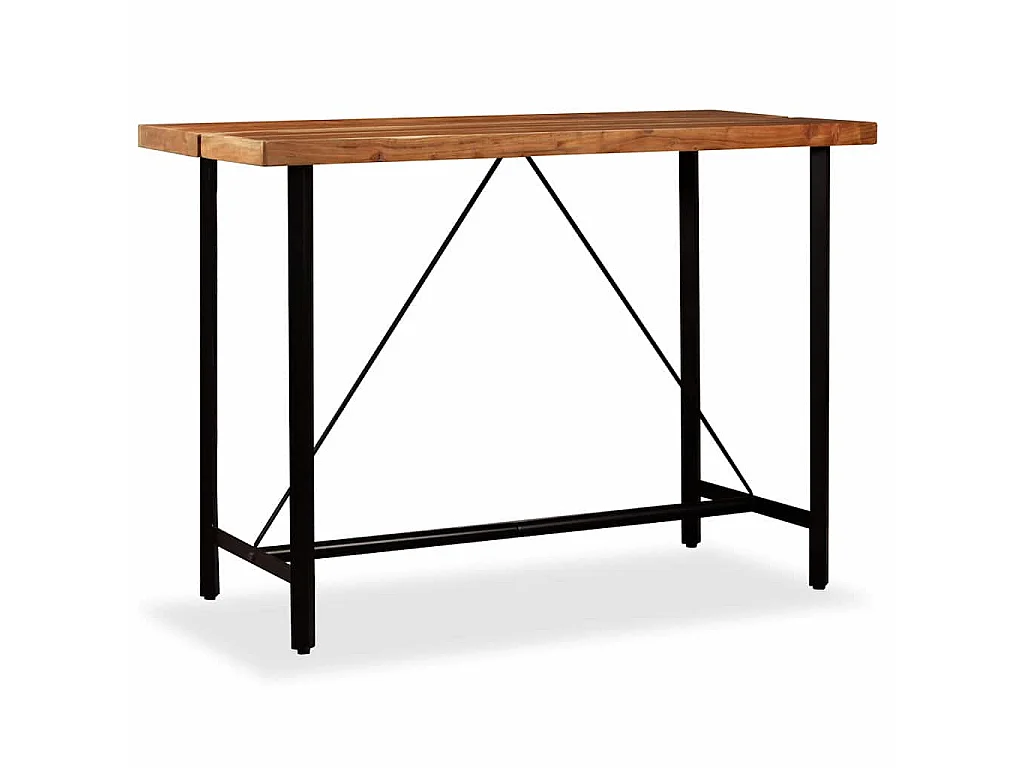 Table de bar Bois massif d'Acacia 150x70x107 cm
