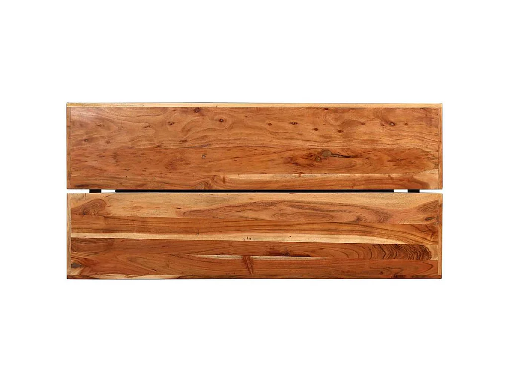 Table de bar Bois massif d'Acacia 150x70x107 cm