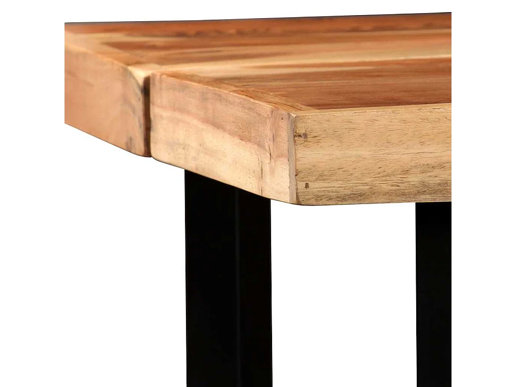 Table de bar Bois massif d'Acacia 150x70x107 cm