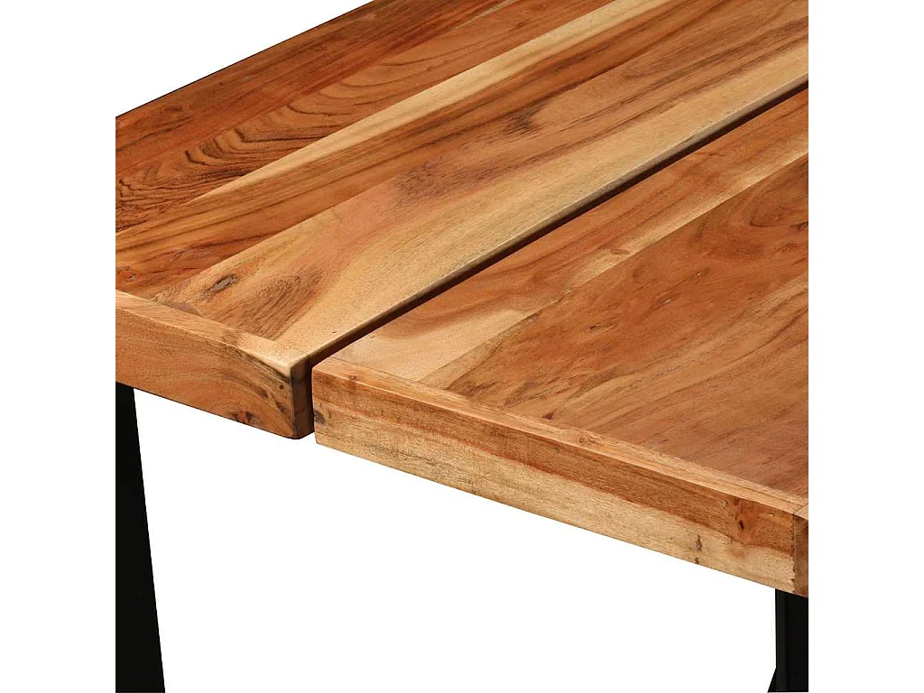 Table de bar Bois massif d'Acacia 150x70x107 cm