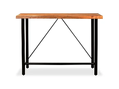 Table de bar Bois massif d'Acacia 150x70x107 cm