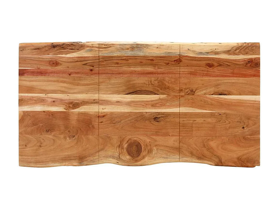 Tavolo da Pranzo 154x80x76 cm in Legno Massello di Acacia