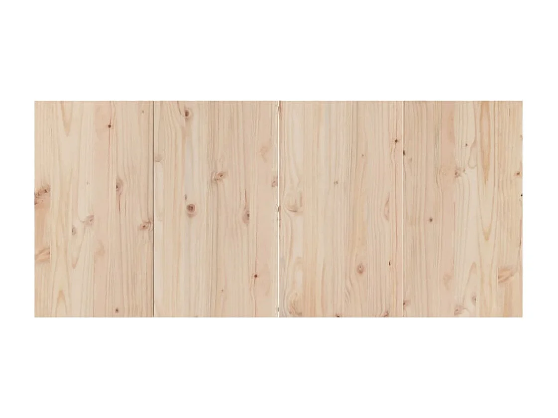 Mesa alta de bar de madera maciza de pino 180x80x110 cm