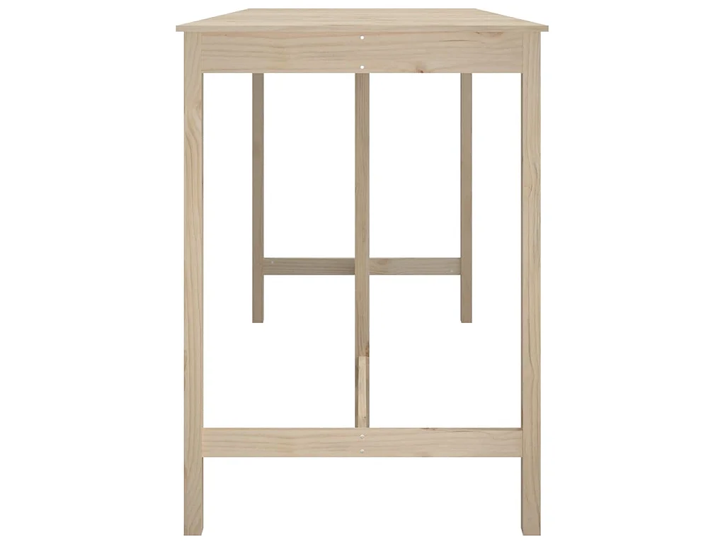Table de bar 180x80x110 cm Bois massif de pin