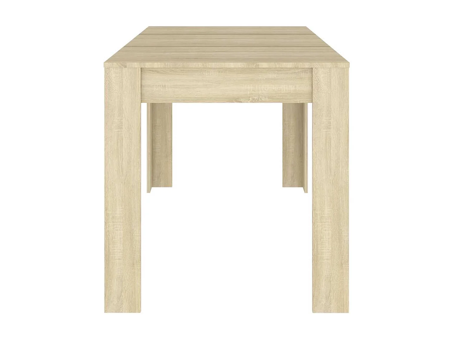 Table à manger Chêne sonoma 140x74,5x76 cm Bois d'ingénierie