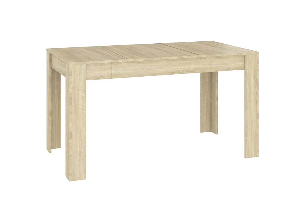 Table à manger Chêne sonoma 140x74,5x76 cm Bois d'ingénierie